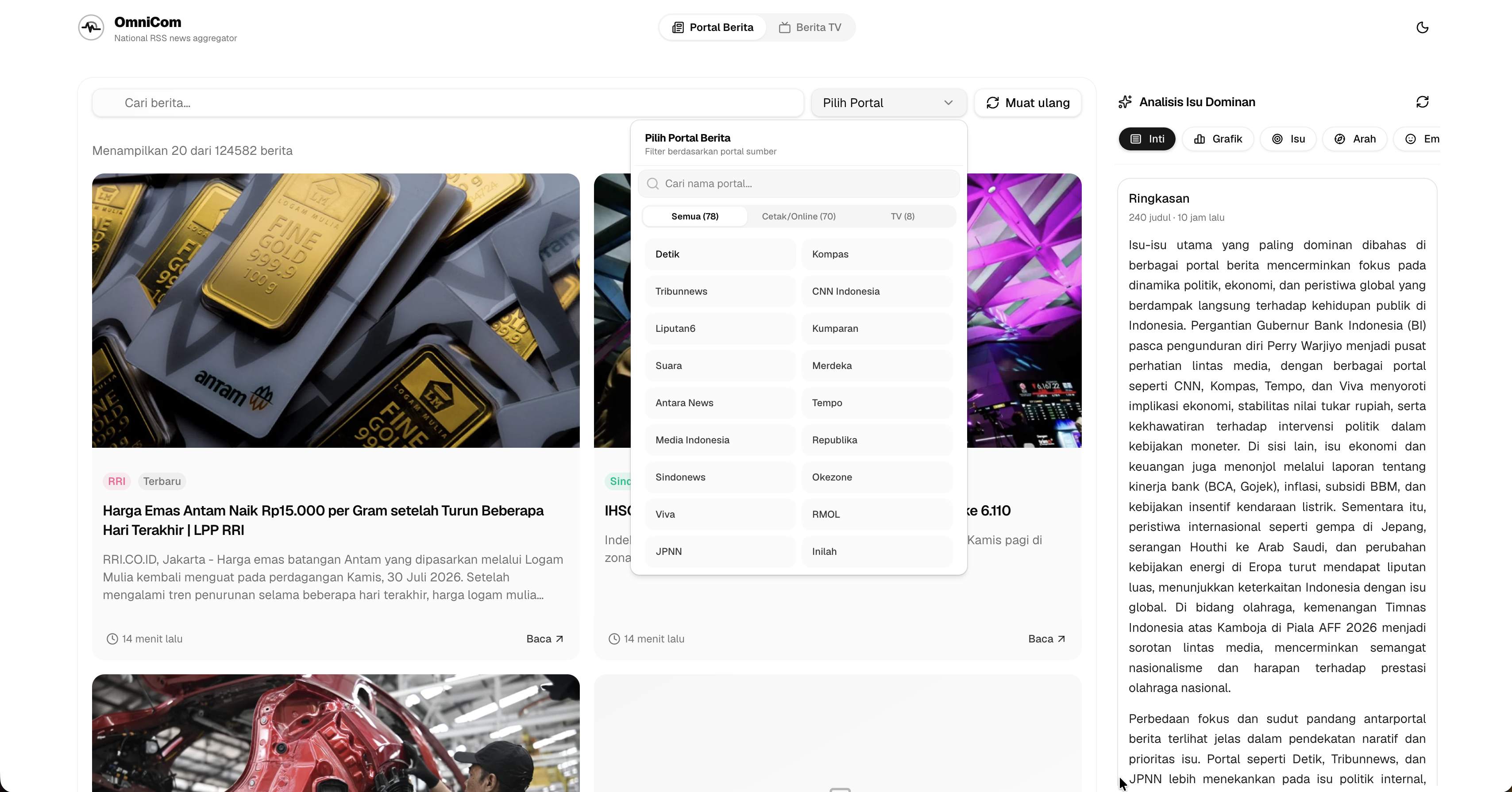 OmniCom News Scraper